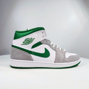 AIR JORDAN 1 MID SE 'GREY PINE GREEN'